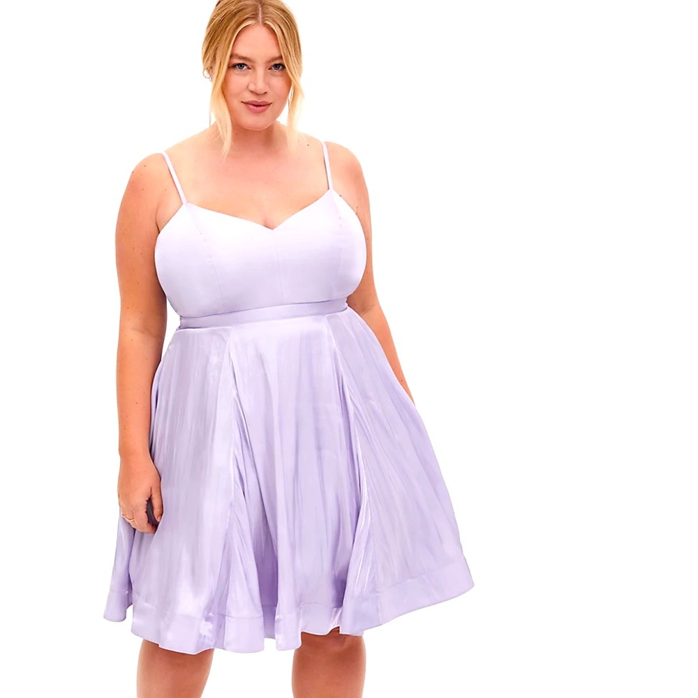 Torrid Iris Metallic Dress Size 22